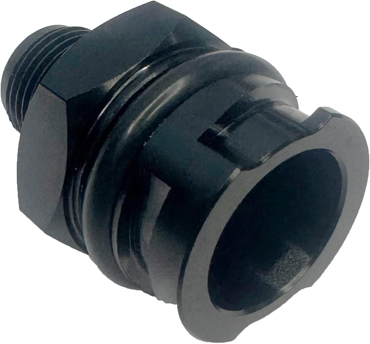 Tapa aceite aluminio billet AN-8 negra para LS