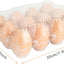 Cartones huevos plástico transparente vacíos 40 pack