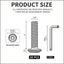 Tornillos hex 1/4-20 x 1 acero inox 304 brillante