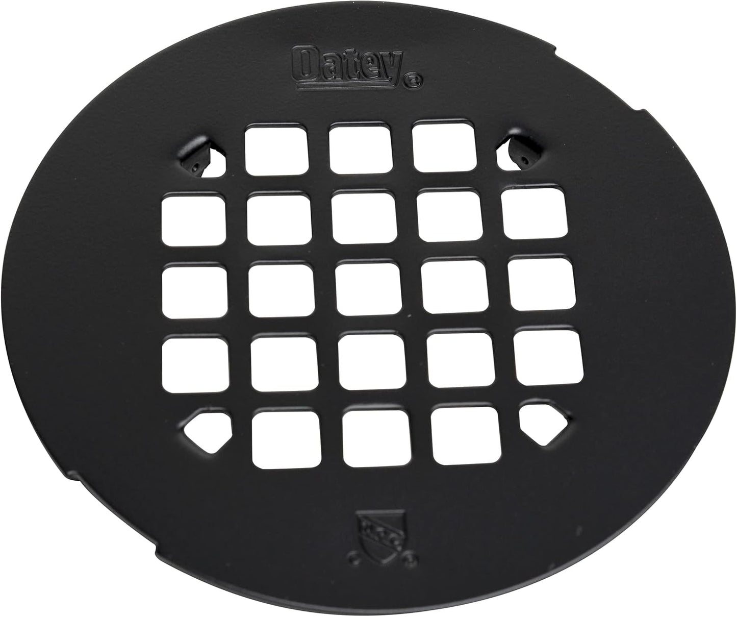 Colador ducha redondo Snap-Tite 4.25pulg negro mate