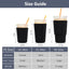 3 Pzas Fundas Neopreno Aislante para Café Frío Negro