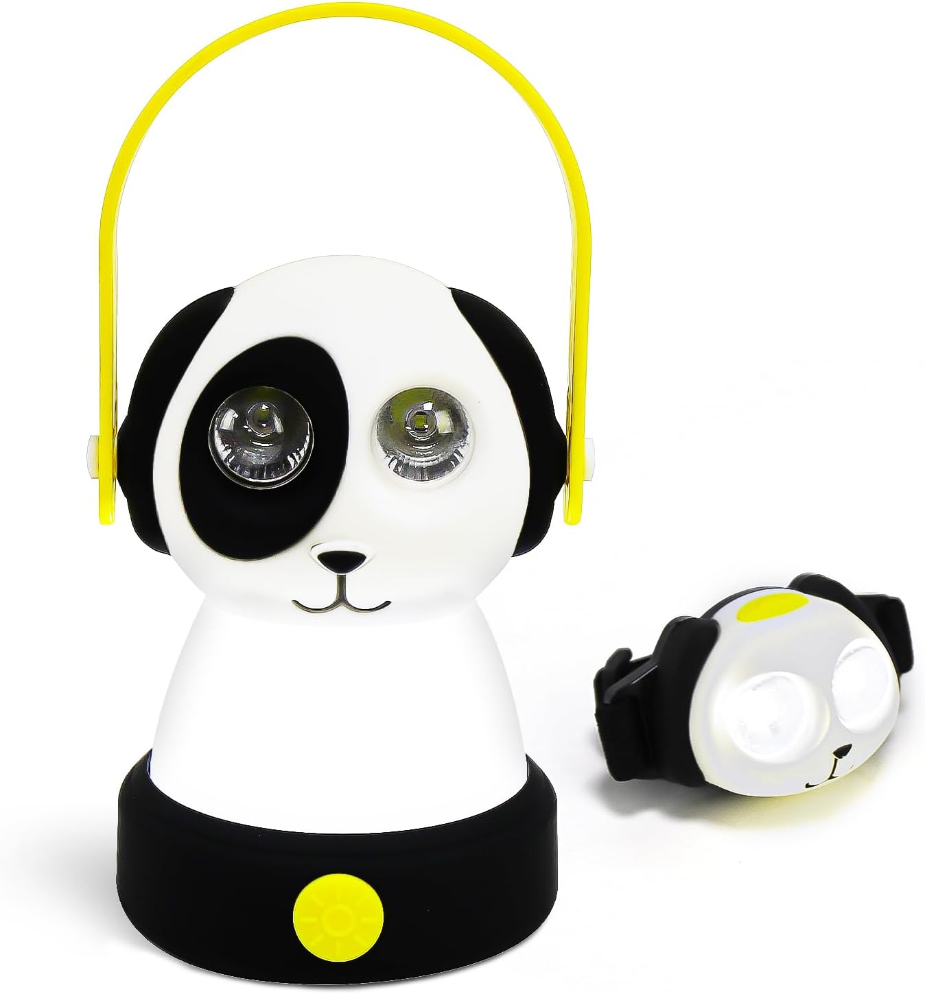 Linterna frontal para niños al aire libre y set LED ligero
