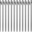 12 Estacas Metal 16" para Tienda Camping Roca Patio