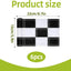 6 Banderas Golf 8x6pulg Portátiles 420d Negro Blanco