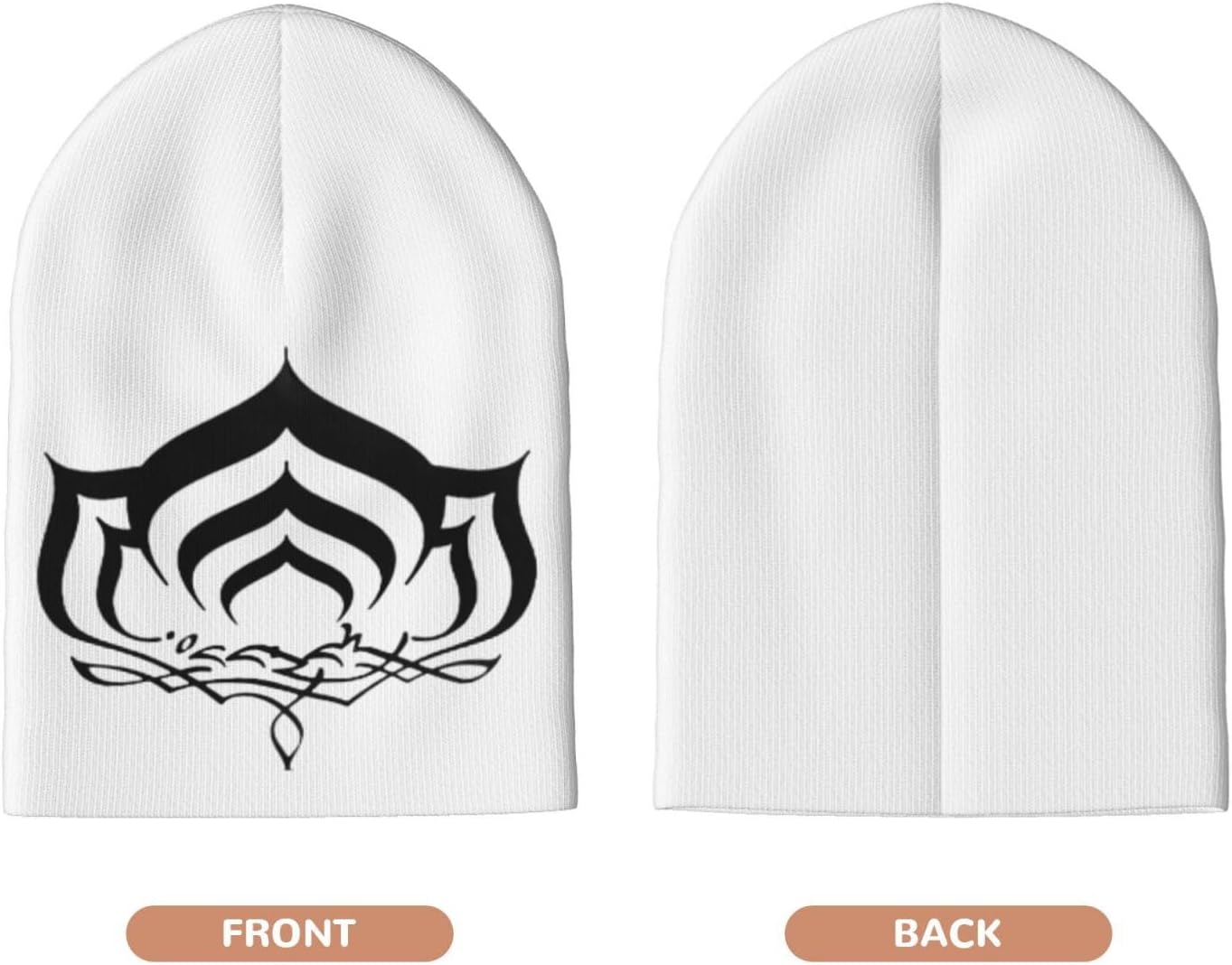 Gorro invierno unisex punto suave transpirable Negro