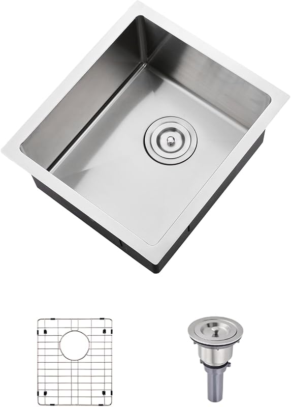 Fregadero barra acero inox 13x15" cocina