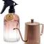 Regadera interior acero inox 21oz con botella spray vidrio