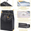 Bolsas café con válvula 16oz aluminio negro 50uds reutiliz.