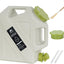 Jarra agua camping 3.2gal con espita portátil blanco
