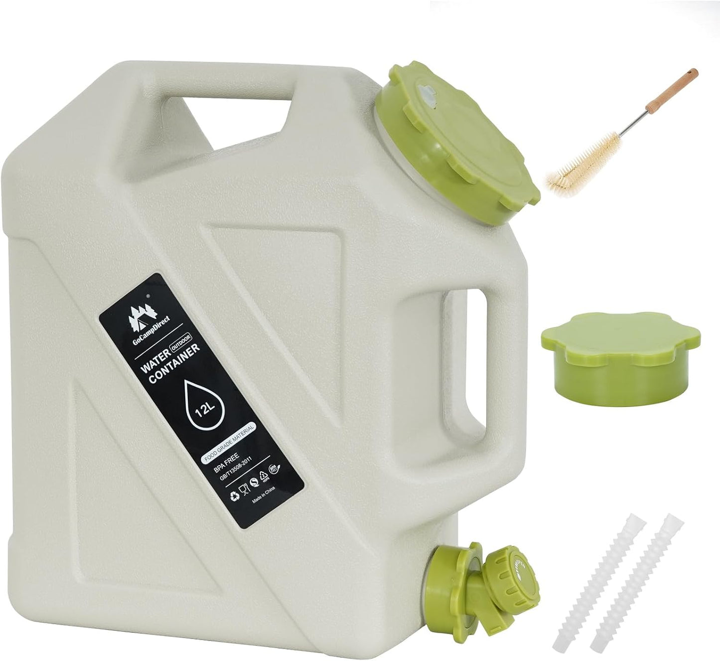Jarra agua camping 3.2gal con espita portátil blanco