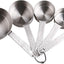 Set 5 Tazas Medidoras Acero Inox 18/8 Color Plata