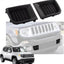 Inserto rejilla parachoques Jeep Renegade 15-18 negro