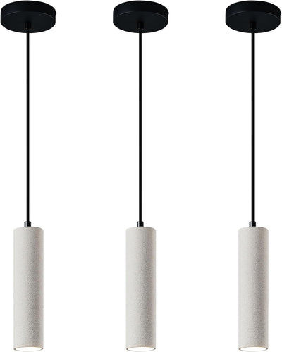 Lámpara Led Colgante Hormigón para Isla Cocina y Comedor