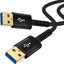 Cable USB 3.0 trenzado 6ft doble extremo 5 Gbps