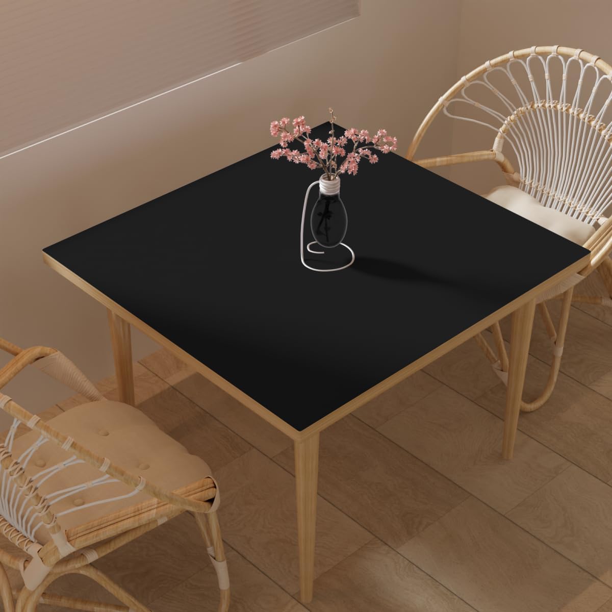 Protector mesa cuadrada 44x44pulg negro gris impermeable