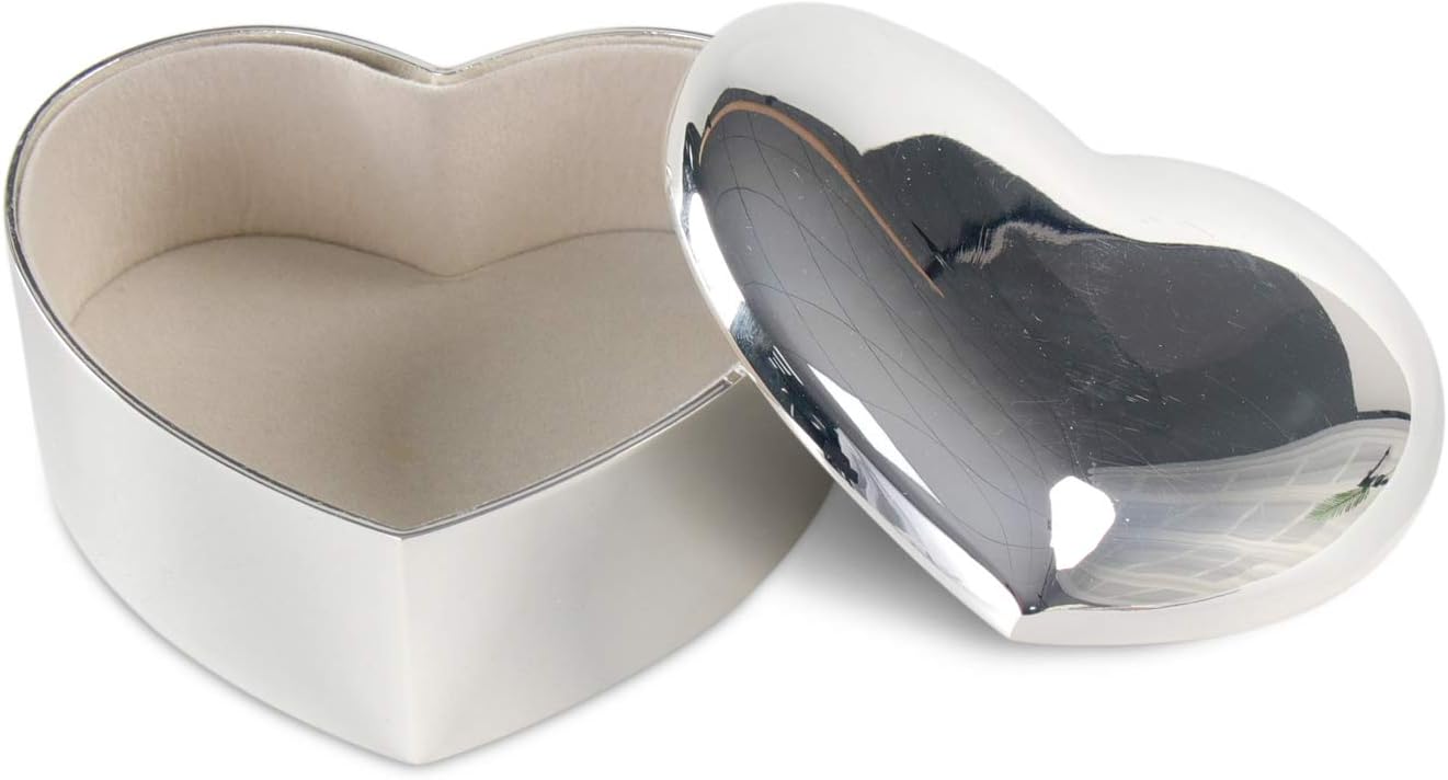 Caja de recuerdo plata joyero para niñas decoración hogar