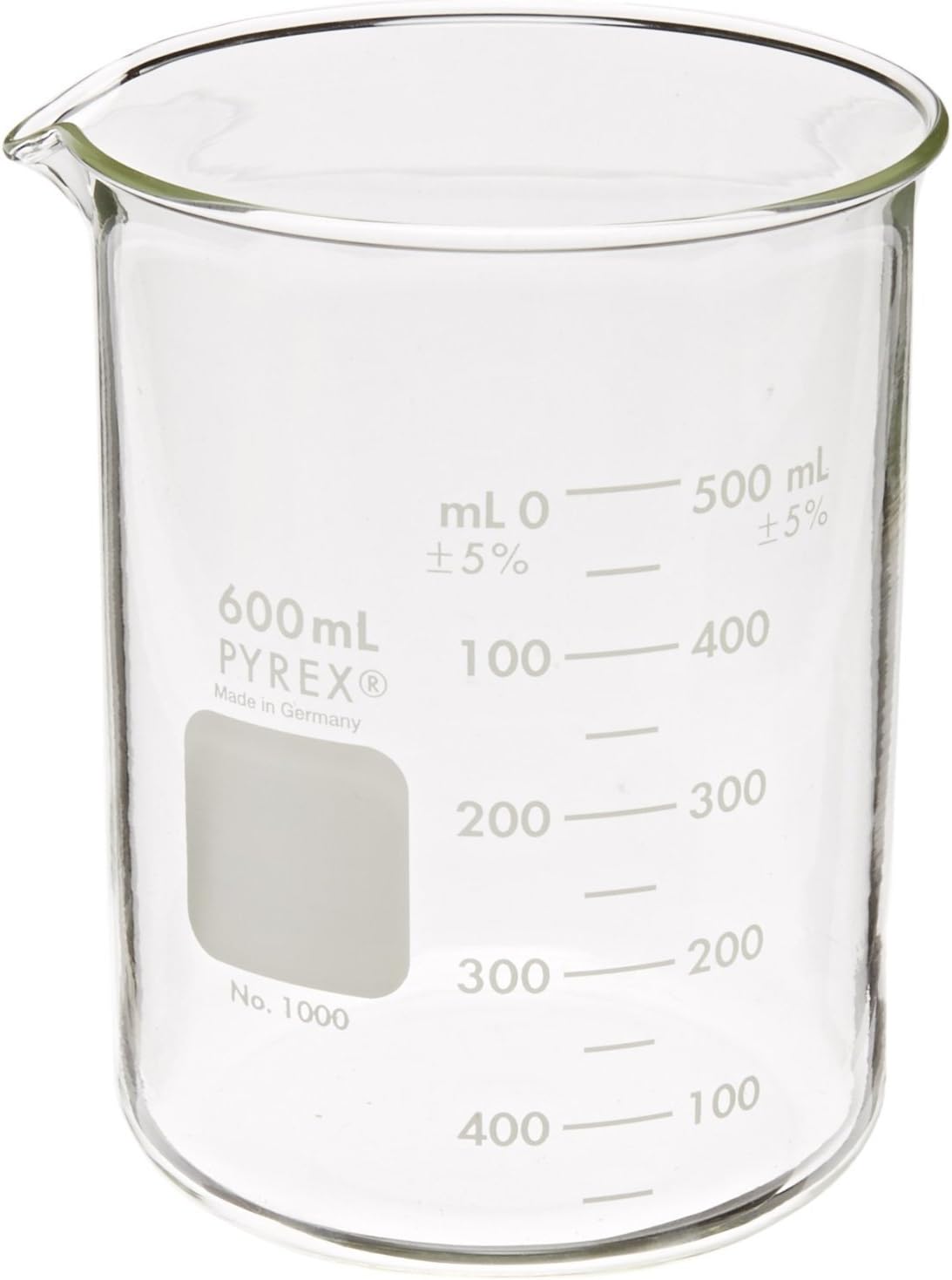 Vaso precipitados graduado 20.3oz 6 Pzas
