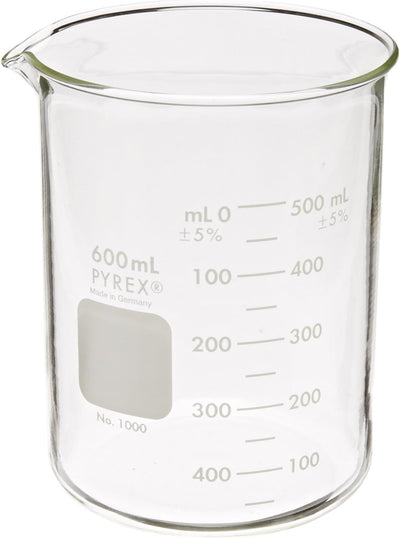 Vaso precipitados graduado 20.3oz 6 Pzas
