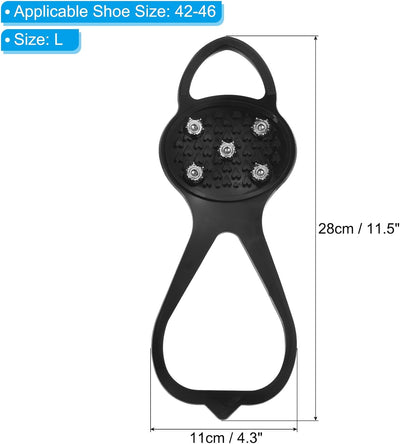 Pinza antiderrap con clavos acero para esquiar