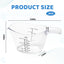 Tazas medidoras de 2 oz de plástico acrílico transparente para hornear