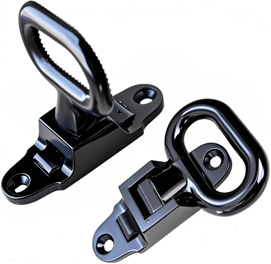 2 Escalones Plegables Acero Inox 304 Antiderrap Negro