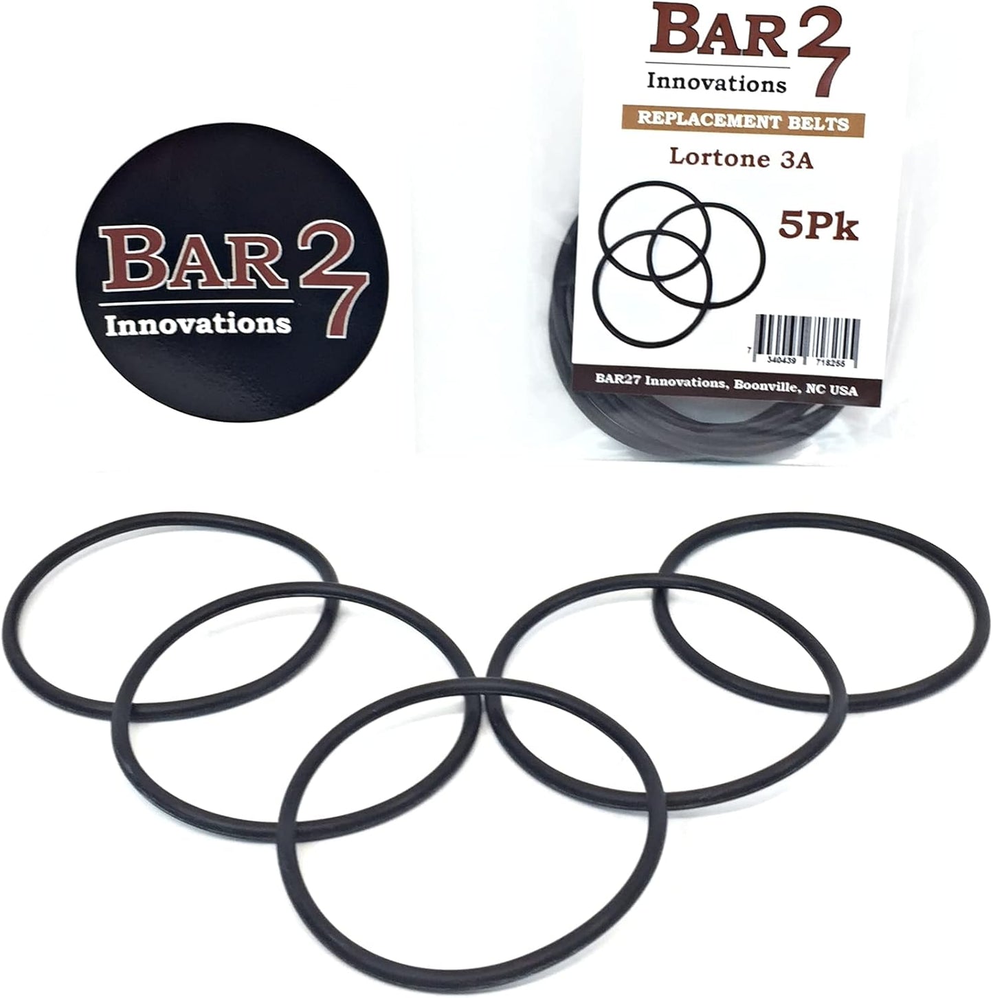 Correas repuesto vaso roca LORTONE 3A KomeStone K1 K3