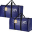 2 Pzas Bolsas Transparentes Mudanzas con Asas y Cremalleras