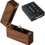 Caja madera nogal para anillos propuesta boda
