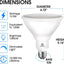 Bombilla LED PAR38 2700K blanco suave regulable 12.5W