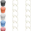 16 Pzas Soporte Sombrero Peluca Colgante Pared
