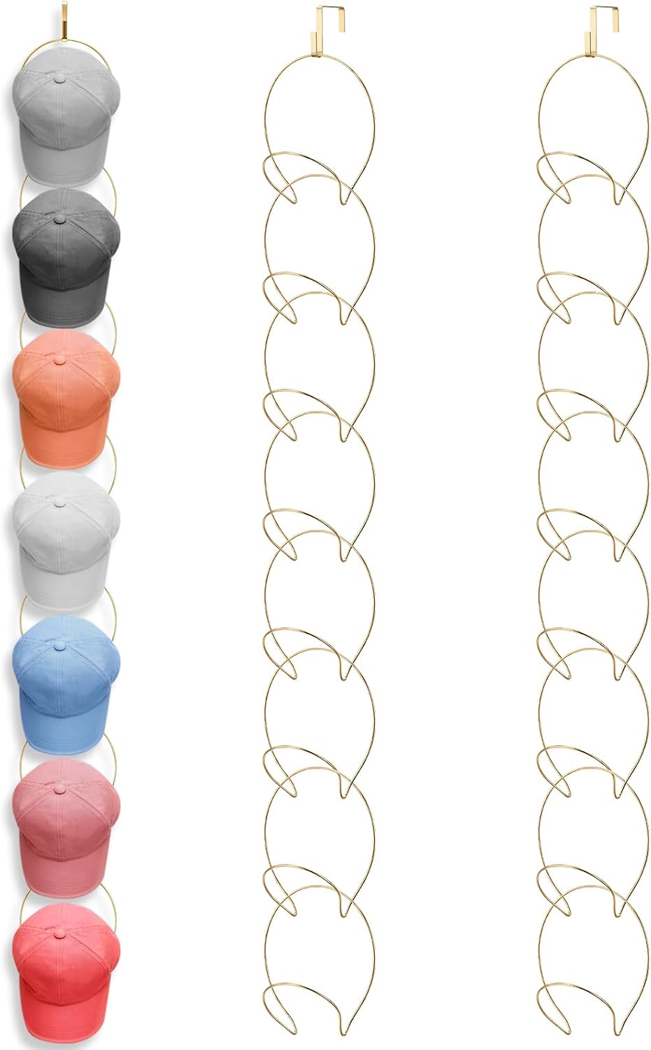 16 Pzas Soporte Sombrero Peluca Colgante Pared