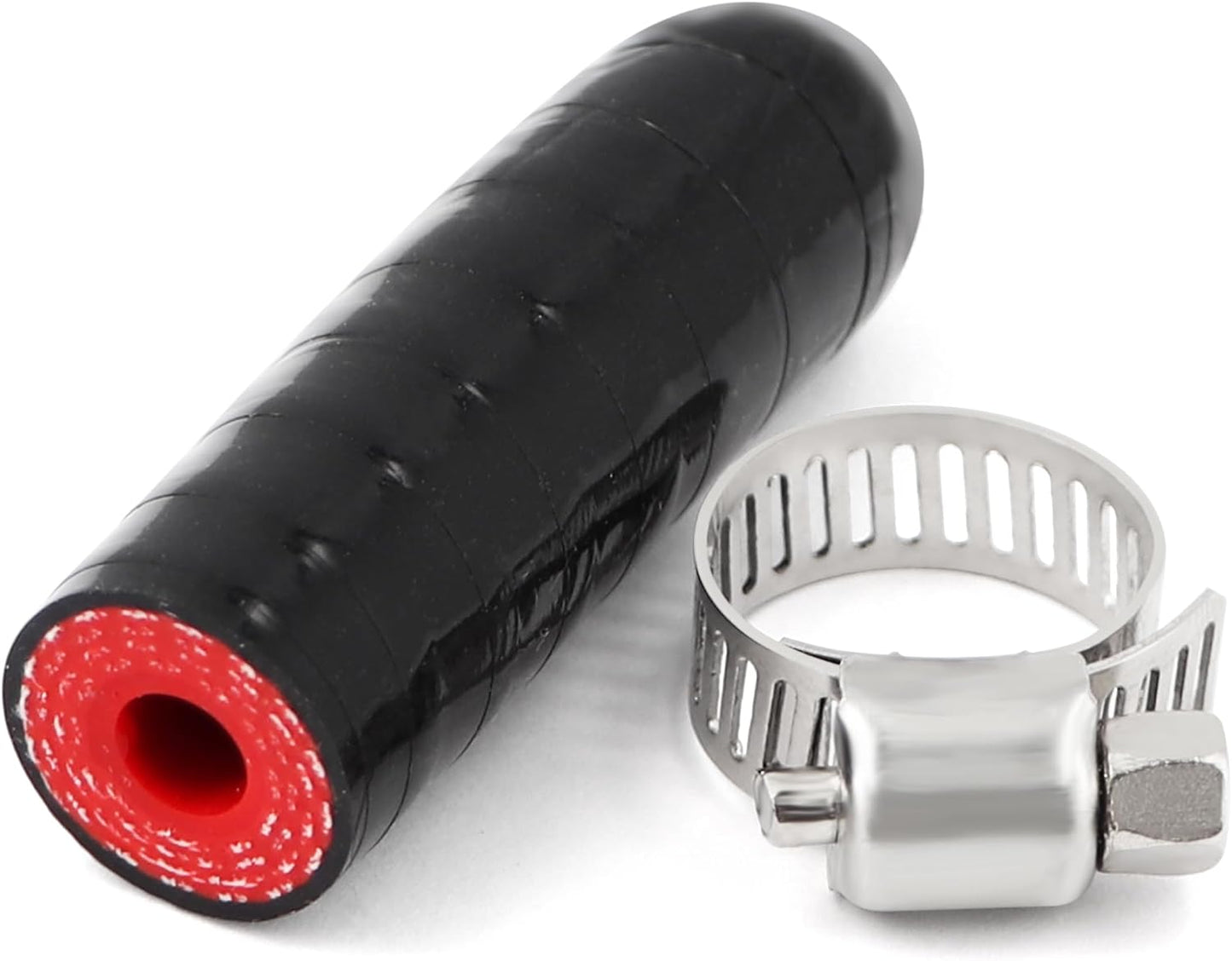 Tapón manguera silicona reforzada 1/4" alta temp