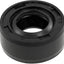 Sello aceite eje giratorio métrico 8x16x7mm doble labio goma negro