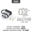 Enchufe 50A 600V con 6 conexiones para cables AWG