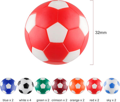 Pelotas futbolín 1.26pulg paquete 16 unidades