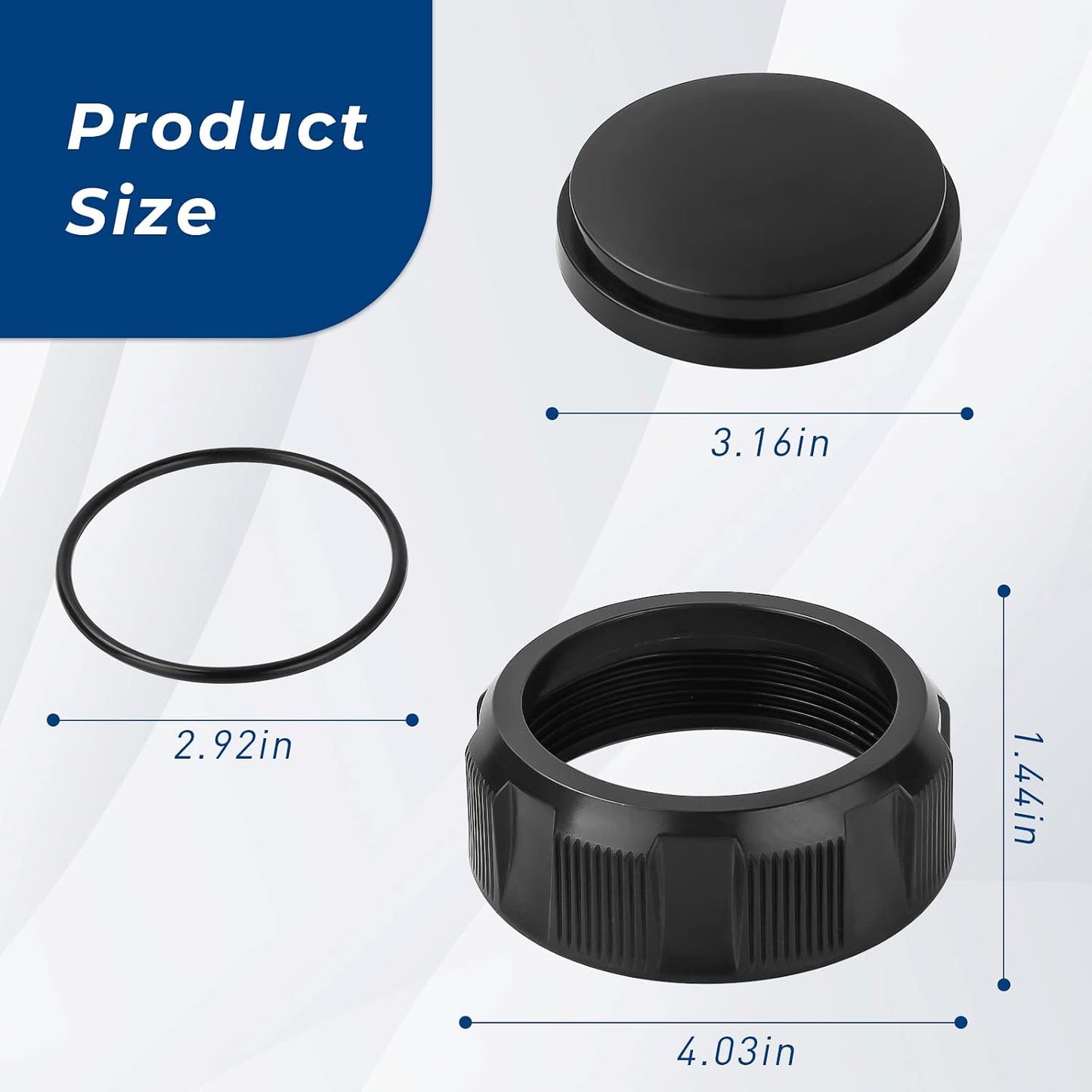Tapa drenaje filtro piscina Zodiac Jandy pack 2