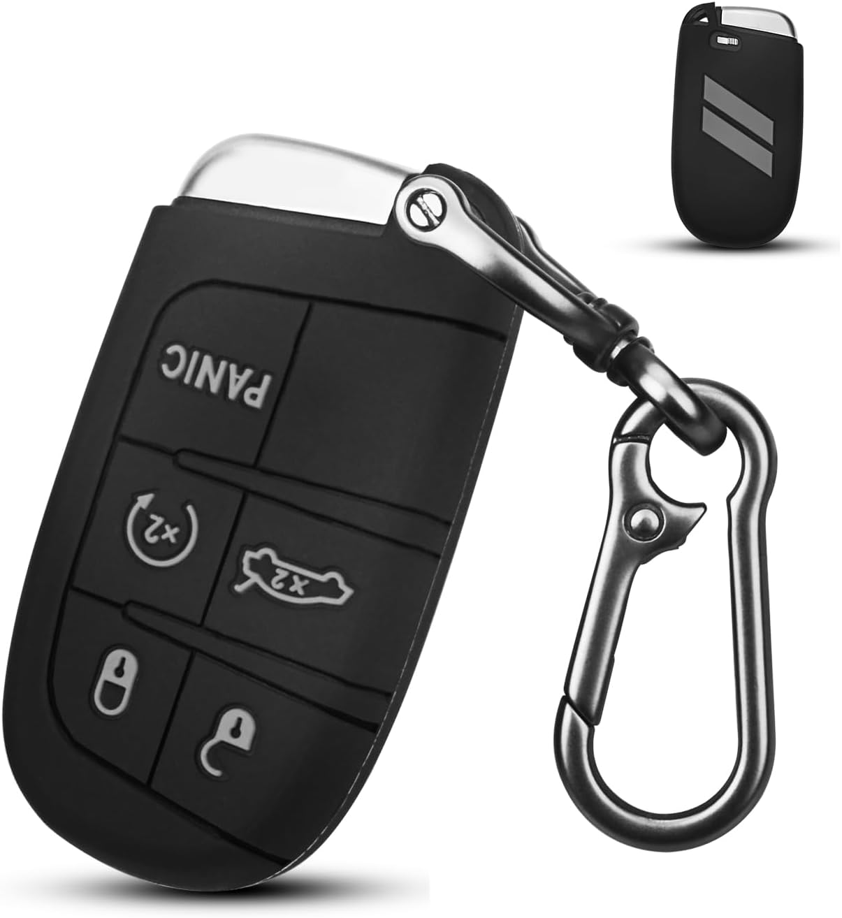 Funda silicona llavero Dodge 5 botones Jeep Grand Cherokee