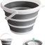 Cubo agua plegable 10L diseño mango portátil