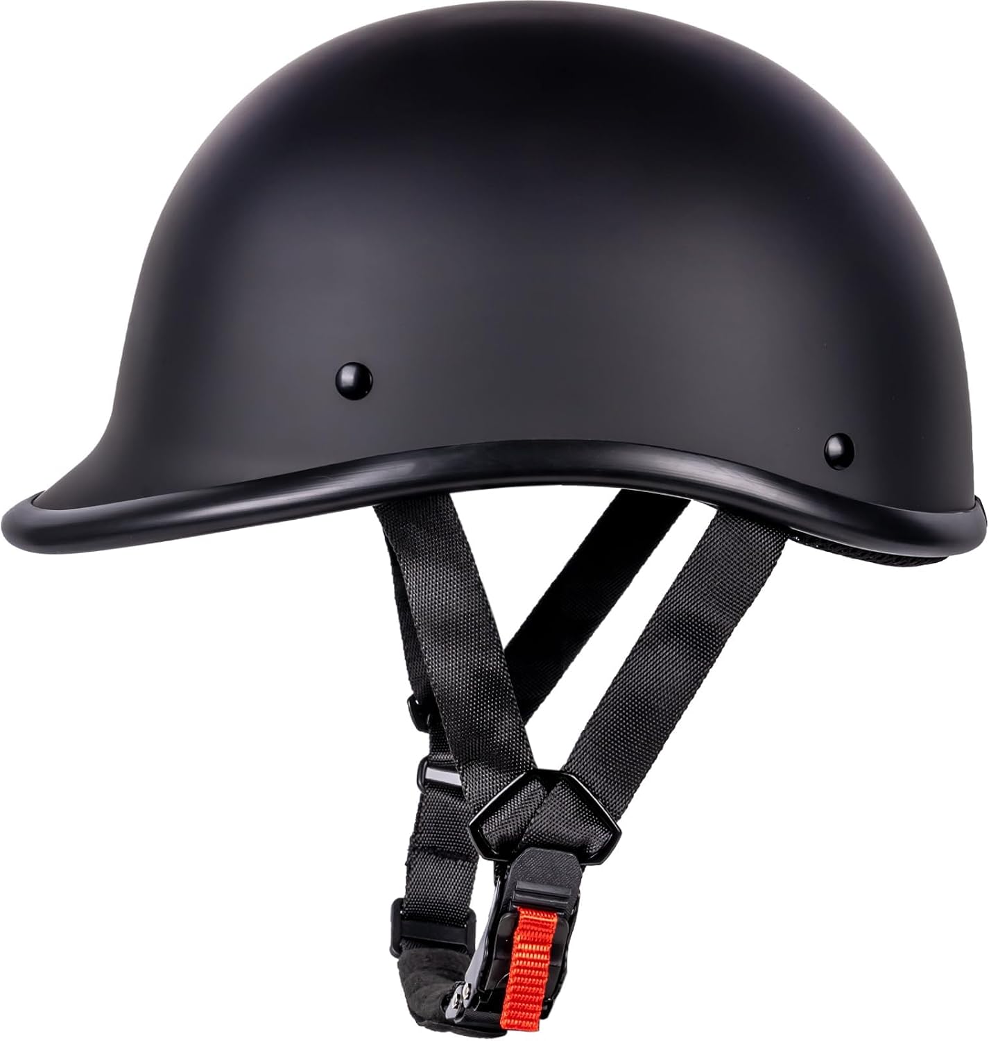 Casco motocicleta vintage perfil bajo media cara aprobado