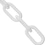 Cadena plástica barrera 2pulg blanco
