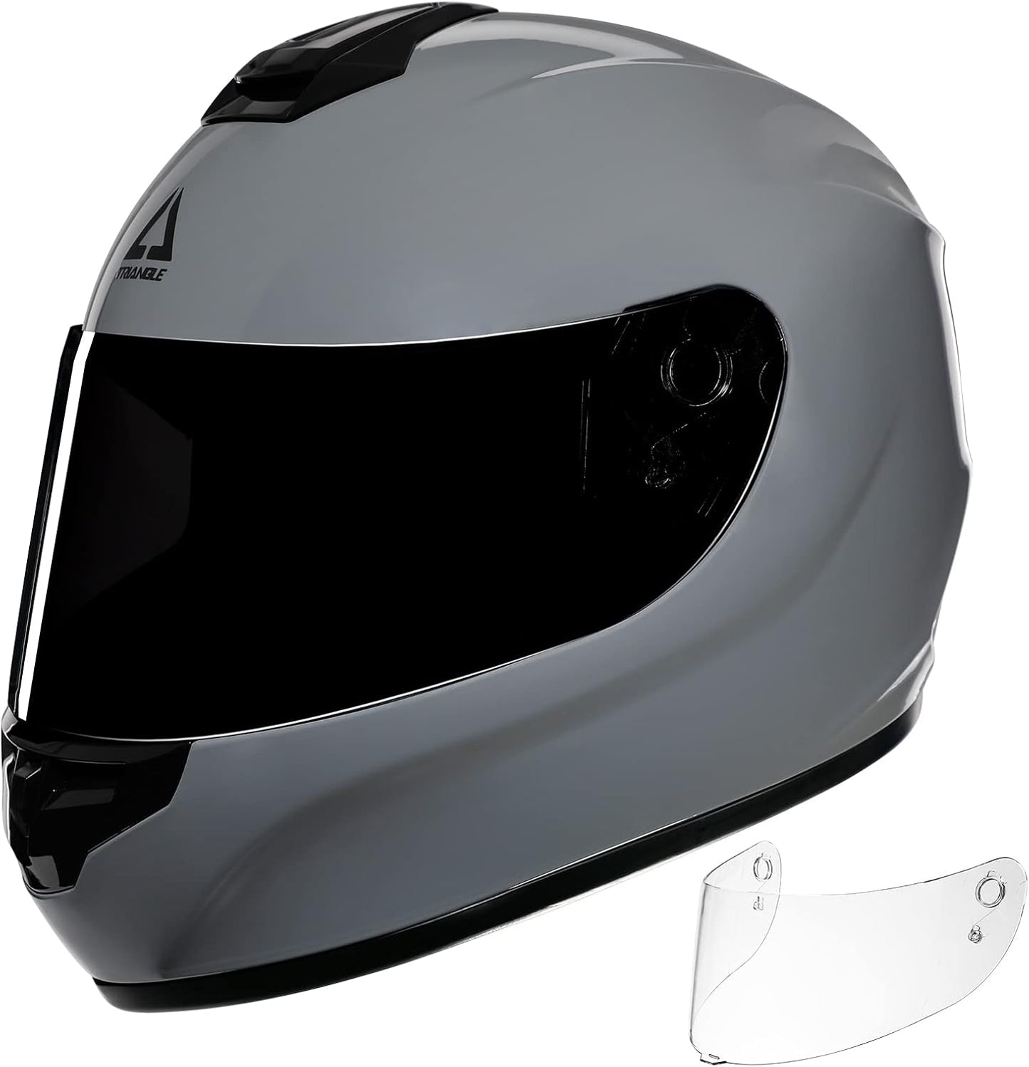 Casco motociclista cara completa visera tintada