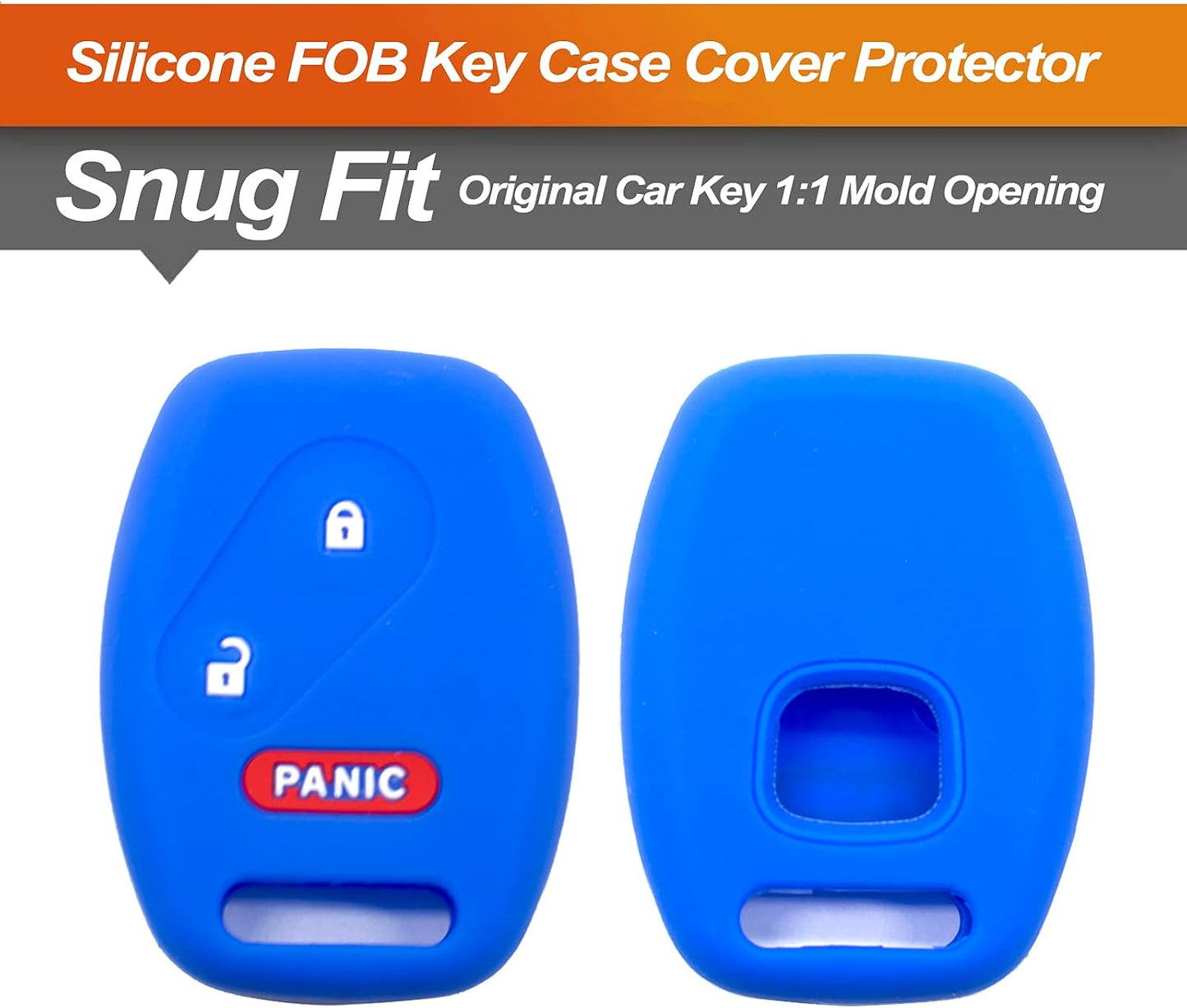 Funda llavero silicona comp Honda Accord Civic CR-V Fit