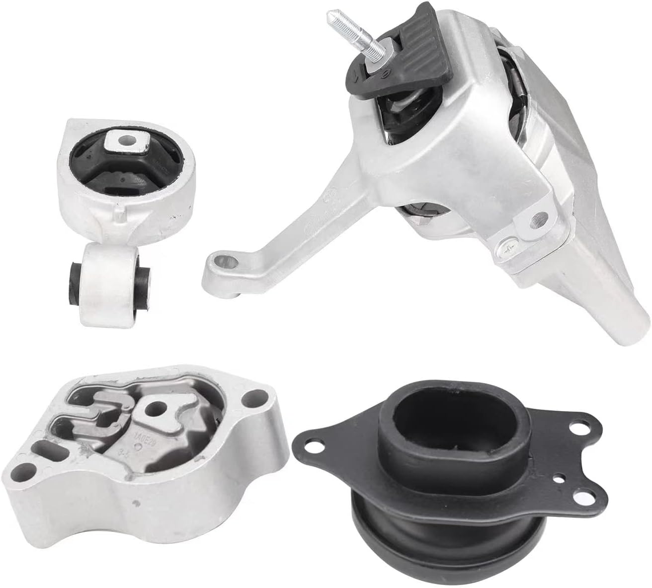 Set 4 soportes motor Altima 2.5L 07-17 acero plateado