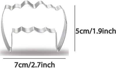 Cortador galletas forma dientes vampiro lobo Halloween