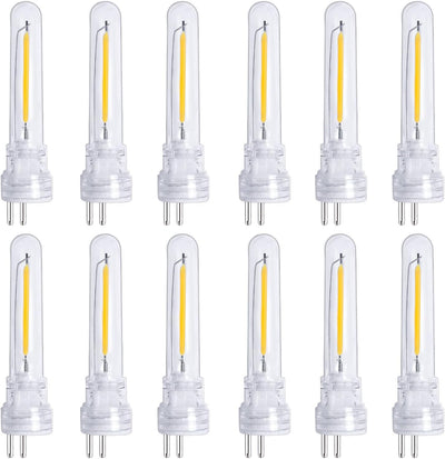 Guirnalda luces LED repuesto 12uds 2700K blanco cálido S14