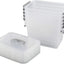 Caja almacenamiento 5qt con tapa 6 pzas plástico