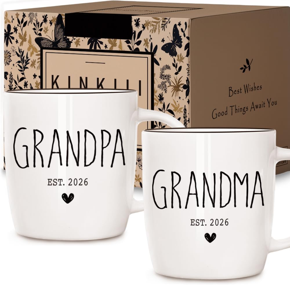 Set 2 Tazas Cerámica para Abuelos 13oz