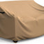 Funda impermeable sofá patio 3 plazas con ventilación marrón