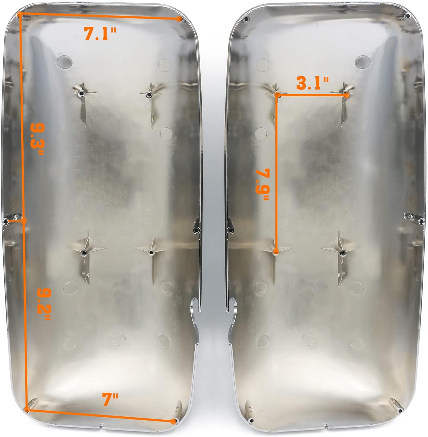 Cubiertas cromadas espejo Kenworth T600/T660