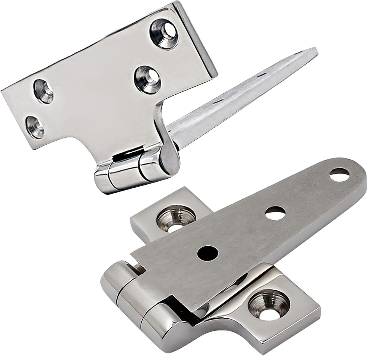 Bisagras en T acero inox 316 marino 4x2" pack 2